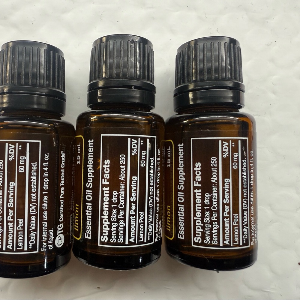 New 3X doTerra Lemon Citrus Essential Oil Supplement 15mL Exp 05/2029 Make offer - Picture 2 of 3